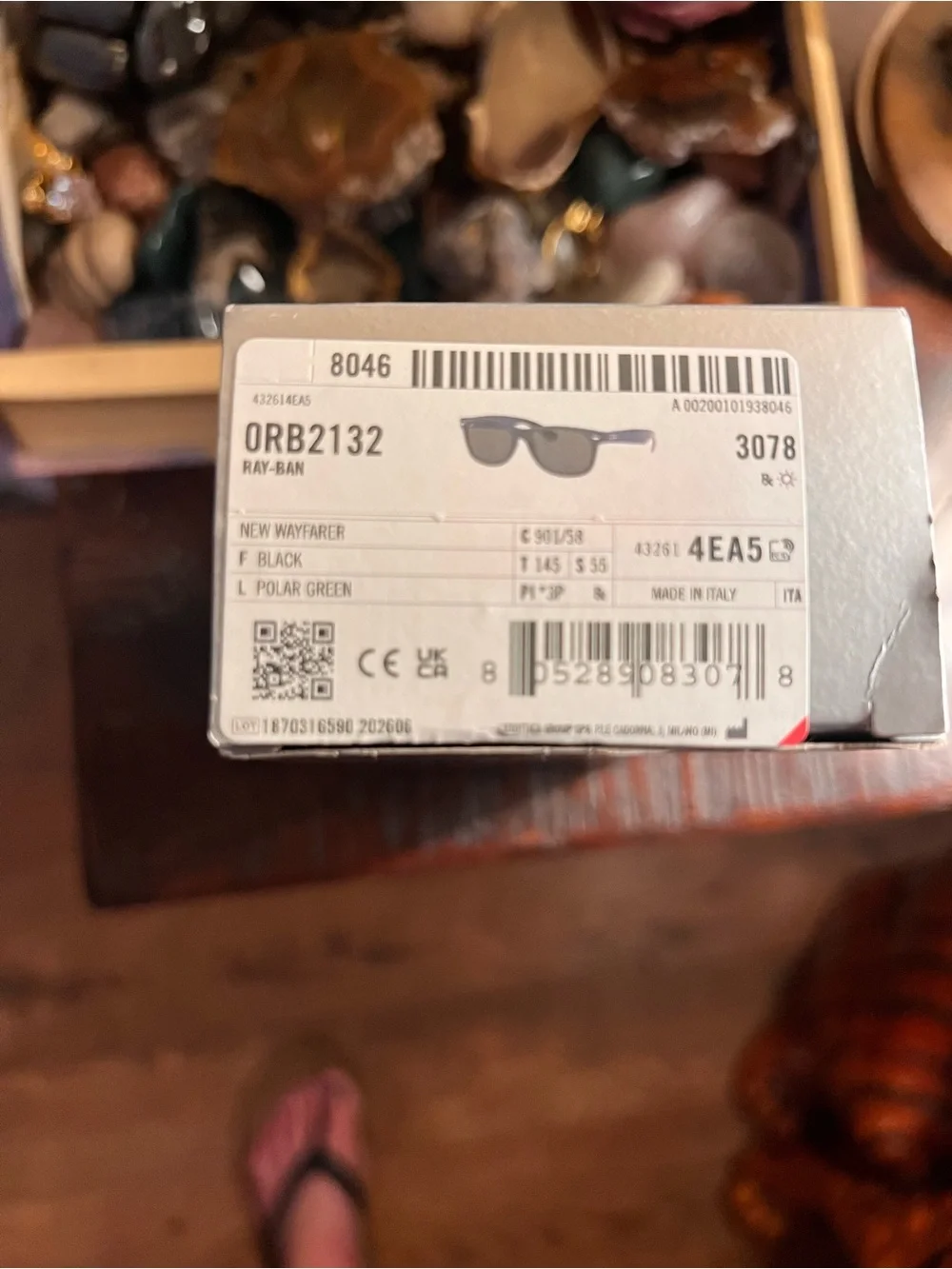 Ray-Ban Black Men's Sunglasses with Dark Lenses